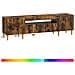 Mobile TV LED Rovere Fumo Legno ingegnerizzato - Foto miniatura 3