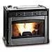Inserto a Pellet Comfort Mini Potenza Termica Nominale 6,8 kW Colore Nero Antracite - Foto miniatura 2