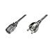 Cavo alimentazione 10/16 ampere 250 v-vde spina dritta presa iec dritta mt. 1.20 - Foto miniatura 1