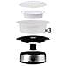 Vaporiera Elettrica In Acciaio Inox, Con Timer, 3 Cestini, 800w - Foto miniatura 7