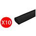 Carta Crespa Decorativa Nero 60g / mq 50x250cm 10 Rotoli - Foto miniatura 1