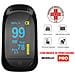 Ossimetro Misurazione Pro Con Indicatore Di Pi Ossigeno Nel Sangue Ossimetro Saturimetro Pulsossimetro Da Dito Certificato Ce Registrato Iss Colore Nero - Foto miniatura 1