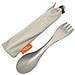 Cucchiaio Di Titanio Ad Alta Resistenza E Ultralight Lega Di Titanio Spork Per Outdoor Campeggi E Trekking. - Foto miniatura 1