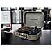 Mt-201 Btg Giradischi Impianto Stereo Bt Usb Vintage Tope Grey - Foto miniatura 2
