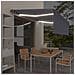 Tenda Automatica Parasole LED Sensore Vento 4,5x3 m Blu Bianco - Foto miniatura 2