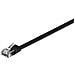 V-UTP6015S-FLAT, RJ-45, RJ-45, Maschio / maschio, Cat6, U / UTP (UTP) , Nero - Foto miniatura 1