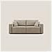Morfeo Divano Con Sedute Estraibili T02 Beige - Foto miniatura 1