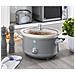 Swan Sf17021grneu Retro Slow Cooker 3,5l Pentola Rimovibile In Ceramica Antiaderente Senza Pfoa 200w Grigio - Foto miniatura 2