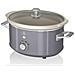 Swan Sf17021grneu Retro Slow Cooker 3,5l Pentola Rimovibile In Ceramica Antiaderente Senza Pfoa 200w Grigio - Foto miniatura 1