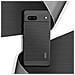 Cover Flessibile Google Pixel 7 Effetto Carbonio E Metallo Spazzolato Nera - Foto miniatura 4