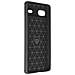 Cover Flessibile Google Pixel 7 Effetto Carbonio E Metallo Spazzolato Nera - Foto miniatura 5