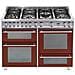 PR126SMFET + DMFT / 2AEO Cucina Gas Borgogna A - Foto miniatura 1