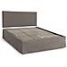 Letto Matrimoniale Clementina, Set Testata In Ecopelle Con Rete Ortopedica E Mantovana, 100% Made In Italy, Adatta A Materasso Da Cm 160x190, Tortora - Foto miniatura 2