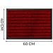 Tappeto Zerbino Entrata Ingresso Casa Esterno Interno Antiscivolo Asciugapassi Alaska 60x90 Bordeaux - Foto miniatura 4