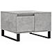 Tavolino Salotto Grigio Cemento 55x55x36,5 Cm Legno Multistrato - Foto miniatura 2