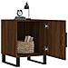 Comodino Rovere Marrone 40x40x50 Cm In Legno Multistrato - Foto miniatura 3