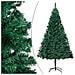 Albero Di Natale Preilluminato Con Palline Verde 240 Cm Pvc - Foto miniatura 5