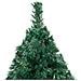 Albero Di Natale Preilluminato Con Palline Verde 240 Cm Pvc - Foto miniatura 6