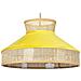 Lampadario Batali Rattan Senape - Foto miniatura 5