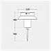 FELICE 200 SPIKE NERO SOLAR LED Ø150 PIR CCT SET RIFL. OPALE - Foto miniatura 2