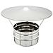 Fumaiolo Comignolo In Acciaio Inox Cappello Cinese - Diametro 14 Cm - Foto miniatura 1