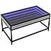 Tavolino Da Salotto Con Led Infinity Grigio Sonoma 90x50x41 Cm - Foto miniatura 3