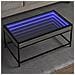 Tavolino Da Salotto Con Led Infinity Grigio Sonoma 90x50x41 Cm - Foto miniatura 1