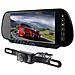 Kit Retromarcia Specchietto 7" Telecamera 7 Led Infrarossi Per Auto Camper Barca - Foto miniatura 1