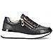 Black Casual Closed Sport Shoe Sneakers Pelle Scarpe Donna Nero Eu 39, R3707-01 - Foto miniatura 1