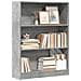 Libreria Grigio Cemento 80x24x109 Cm In Legno Multistrato - Foto miniatura 1