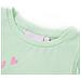 Maglietta da Bambina Maniche Volant Verde Tenue 128 - Foto miniatura 3