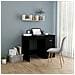Lusso Casadino -  Scrivania Nera 100x50x76 Cm In Legno Multistrato - Foto miniatura 8