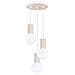 Sollux Lighting Lampada A Sospensione Halo 3p Beige Sl.1720 - Moderno Lampada A Sospensione Beige 125x25x25 Cm - Foto miniatura 1