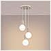 Sollux Lighting Lampada A Sospensione Halo 3p Beige Sl.1720 - Moderno Lampada A Sospensione Beige 125x25x25 Cm - Foto miniatura 3