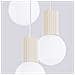 Sollux Lighting Lampada A Sospensione Halo 3p Beige Sl.1720 - Moderno Lampada A Sospensione Beige 125x25x25 Cm - Foto miniatura 5