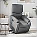 Poltrona Alzapersona Reclinabile Grigio in Similpelle - Foto miniatura 2