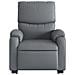 Poltrona Alzapersona Reclinabile Grigio in Similpelle - Foto miniatura 8