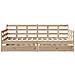 Dormeuse con Cassetti 90x200 cm Legno Massello Pino - Foto miniatura 4