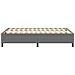 Letto Box Spring  Grigio Chiaro Matrimoniale Piccolo Tessuto Vellutato - Foto miniatura 7