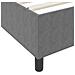 Letto Box Spring  Grigio Chiaro Matrimoniale Piccolo Tessuto Vellutato - Foto miniatura 9