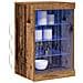 Credenza con Luci LED Legno Vecchio 41x37x67 cm - Foto miniatura 3