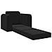Divano Letto da Pavimento 2 in 1 Nero 98x71x83 cm in Velluto - Foto miniatura 4