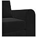 Divano Letto da Pavimento 2 in 1 Nero 98x71x83 cm in Velluto - Foto miniatura 8