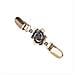 Clip Vintage Per Scialle - Fermaglio Antiscivolo Per Maglioni E Cardigan Gold - Foto miniatura 1