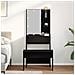 Set Tavolo da Trucco con cassetto Rovere nero 60 x 40 x 140 cm - Foto miniatura 2