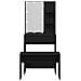 Set Tavolo da Trucco con cassetto Rovere nero 60 x 40 x 140 cm - Foto miniatura 8