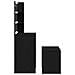 Set Tavolo da Trucco con cassetto Rovere nero 60 x 40 x 140 cm - Foto miniatura 9