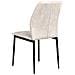 Set Di 4 Sedie Da Pranzo Rocheport Tessuto Beige Chiaro - Foto miniatura 4