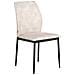 Set Di 4 Sedie Da Pranzo Rocheport Tessuto Beige Chiaro - Foto miniatura 8