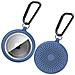 Confezione Da 2 Custodie Protettive In Tpu Compatibili Con Apple Airtag Con Gancio Portachiavi Blue - Foto miniatura 2